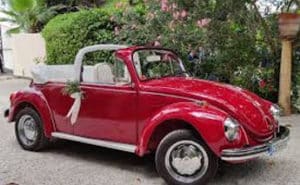 Cabriolet Wedding Car