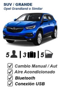 Opel Grandland o Vehículo SUV Similar