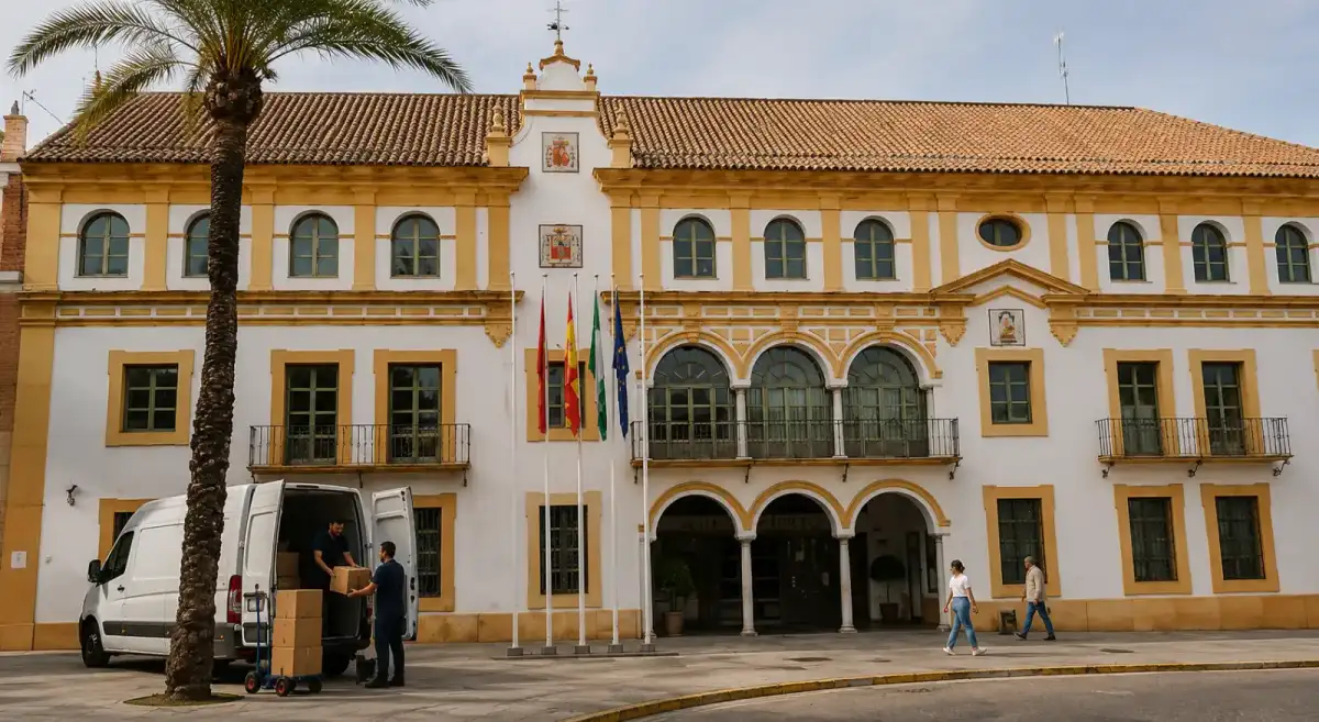 Furgoneta de alquiler en el centro de Dos Hermanas