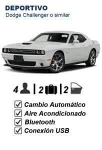 Alquiler coche Deportivo