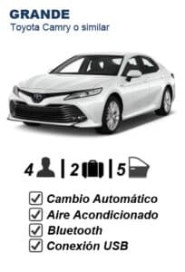 Alquiler coche grande