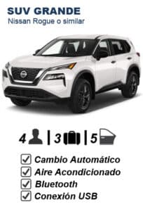 Alquiler SUV Grande