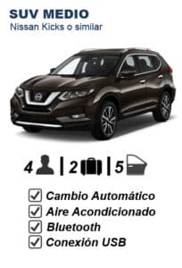 Alquiler SUV Medio