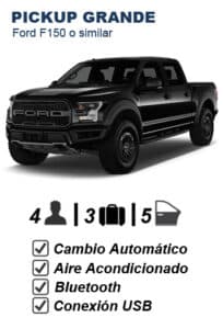 Alquiler Pickup Grande