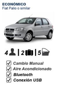 Alquiler auto económico 5 puertas