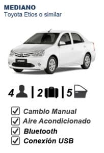 Alquiler auto mediano