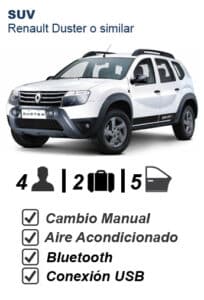 Alquiler auto SUV