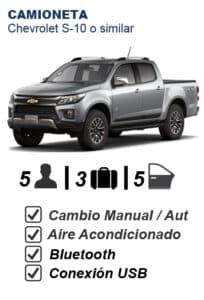 Alquiler camioneta