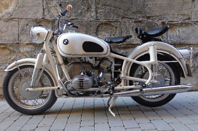 BMW R50 año 1955 color blanco