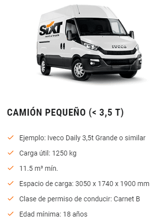 CAMIÓN PEQUEÑO