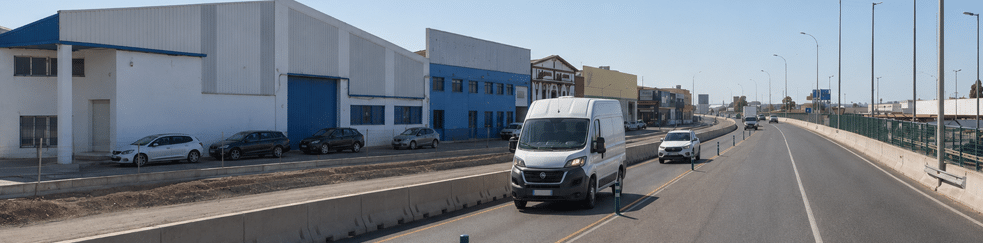Oficina de alquiler de furgonetas en Manises junto al aeropuerto de Valencia