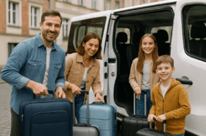 Furgoneta de 9 plazas para viajes en grupo